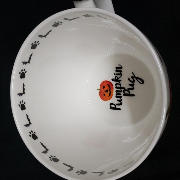 Portobello by Design Bone China Pumpkin Pug Mug - Picture 5 of 7